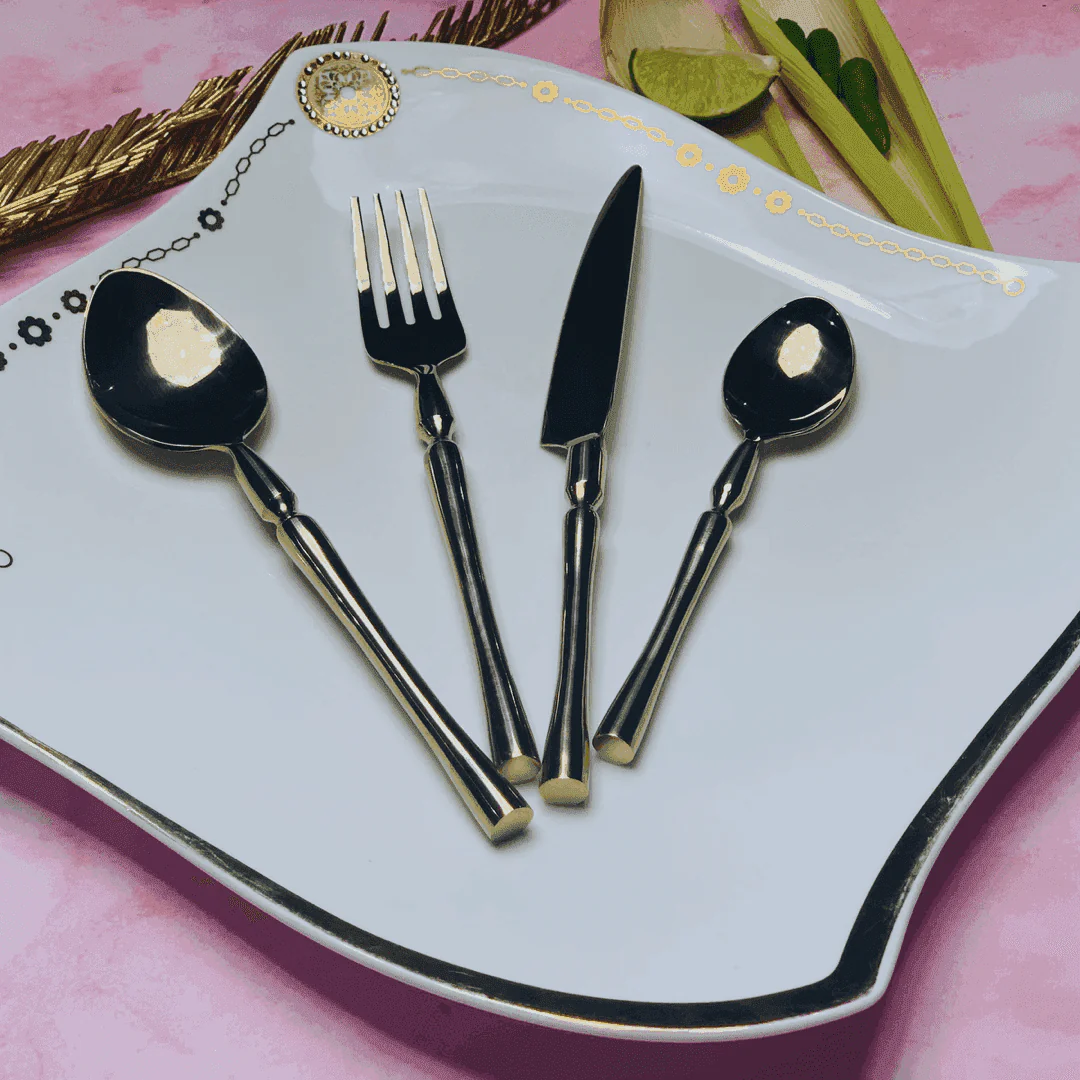 The Champagne Shot PVD Coating Cutlery Set