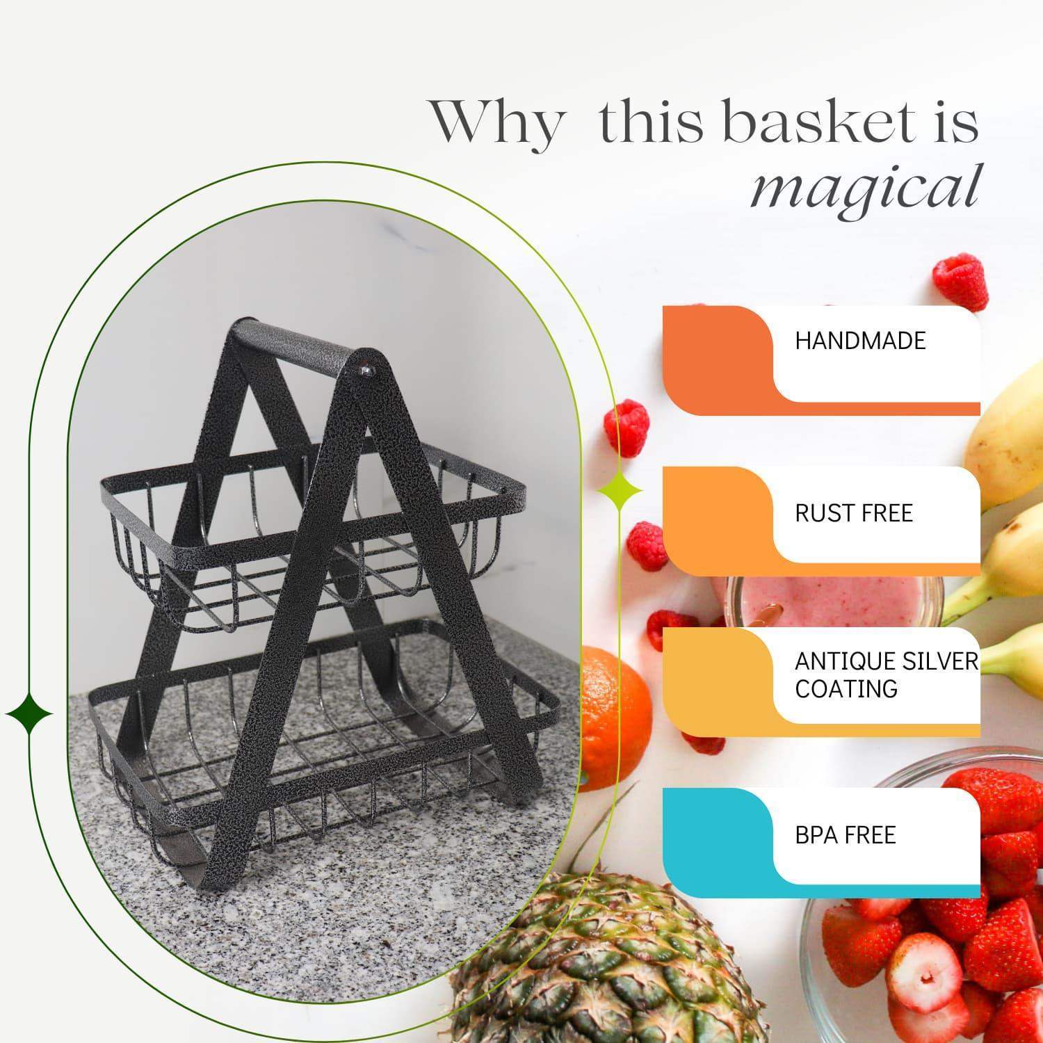 The Metal Fruit & Vegetable Basket