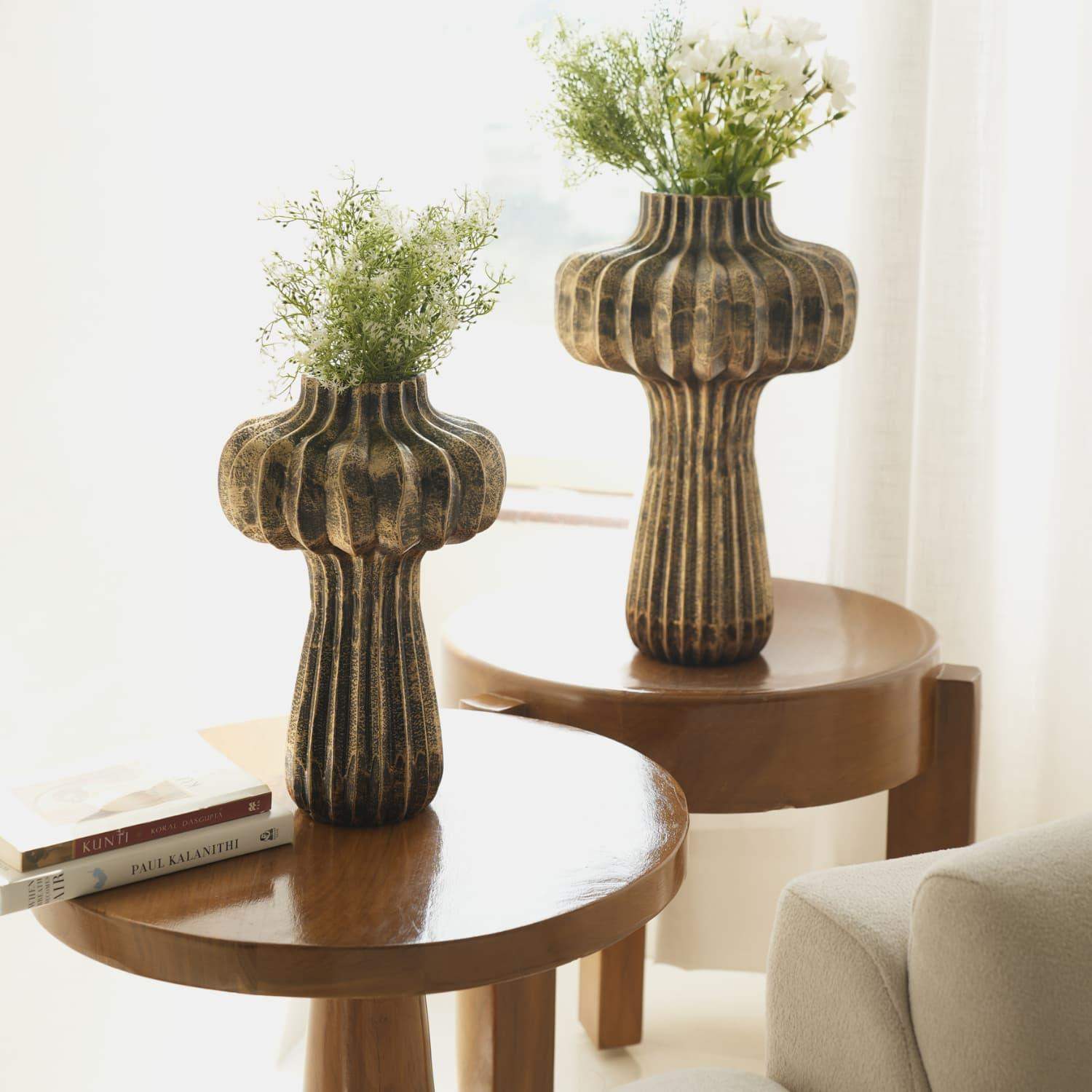 Premium Vintage Portobello Aluminum Vases