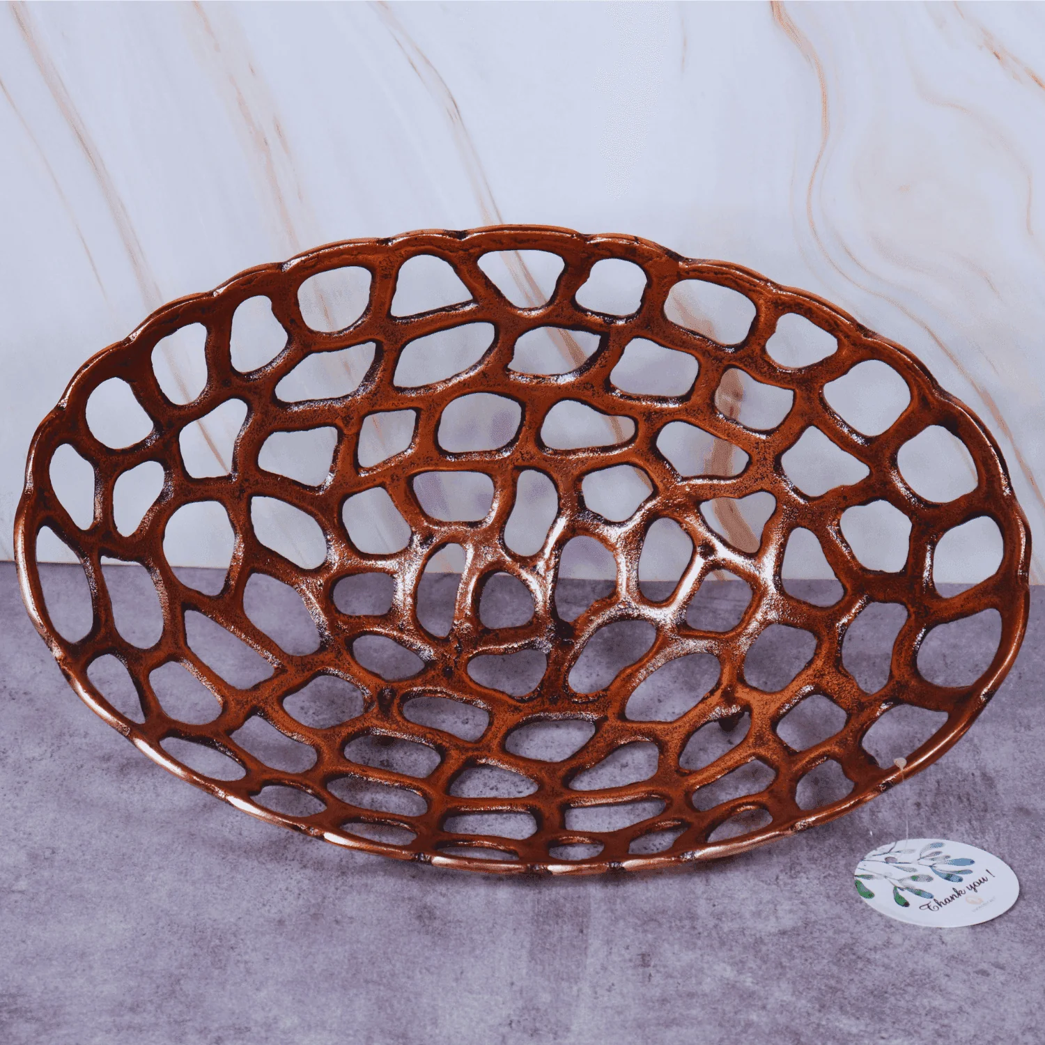 Copper Net Fruits & Multipupose Metal basket (Antique)