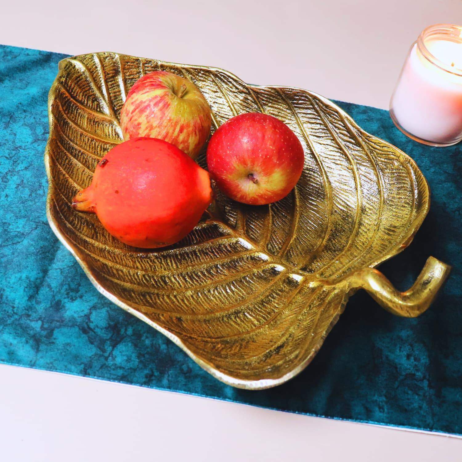Exotic Beech fruit Bowl | platter in 14 Inches