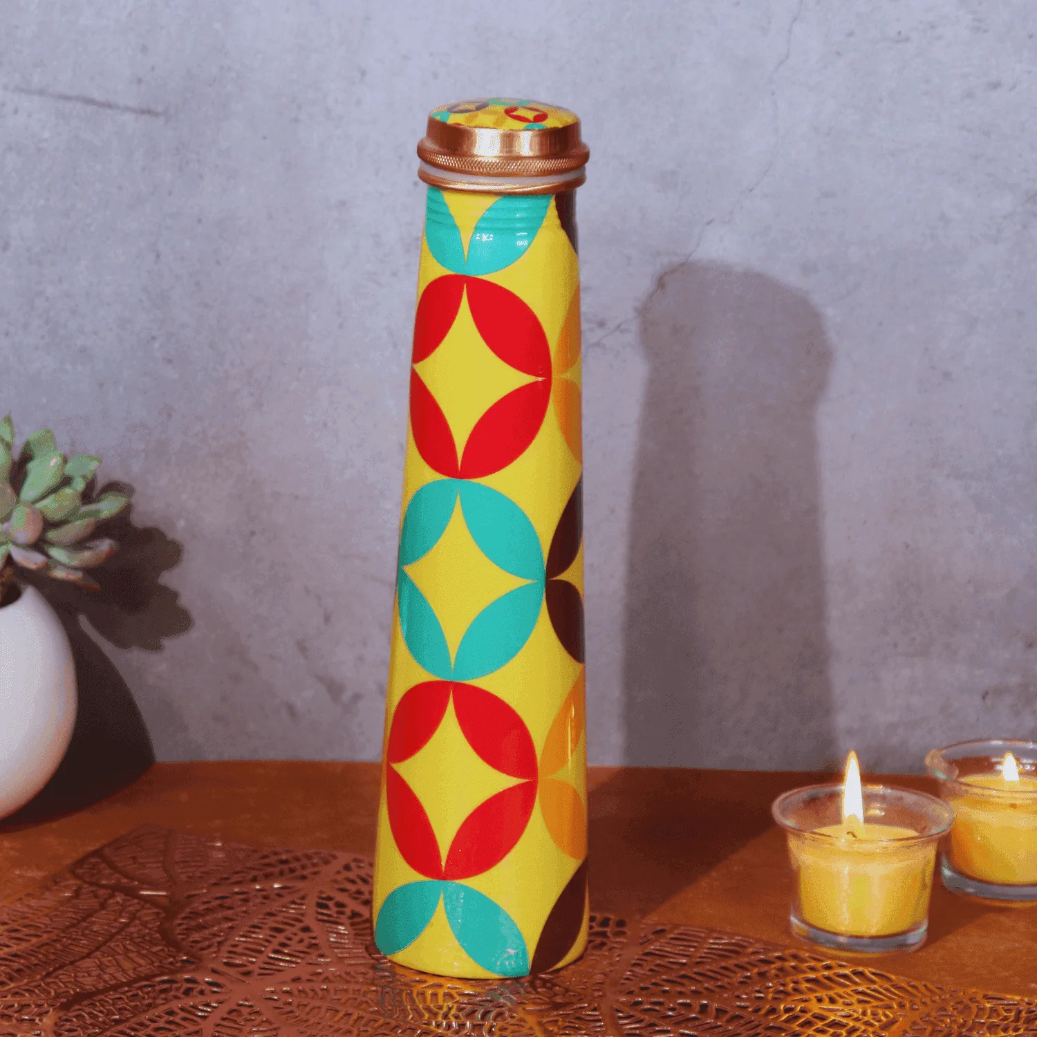 The Copper water Bottle  ( Mandala Tamra Edition)