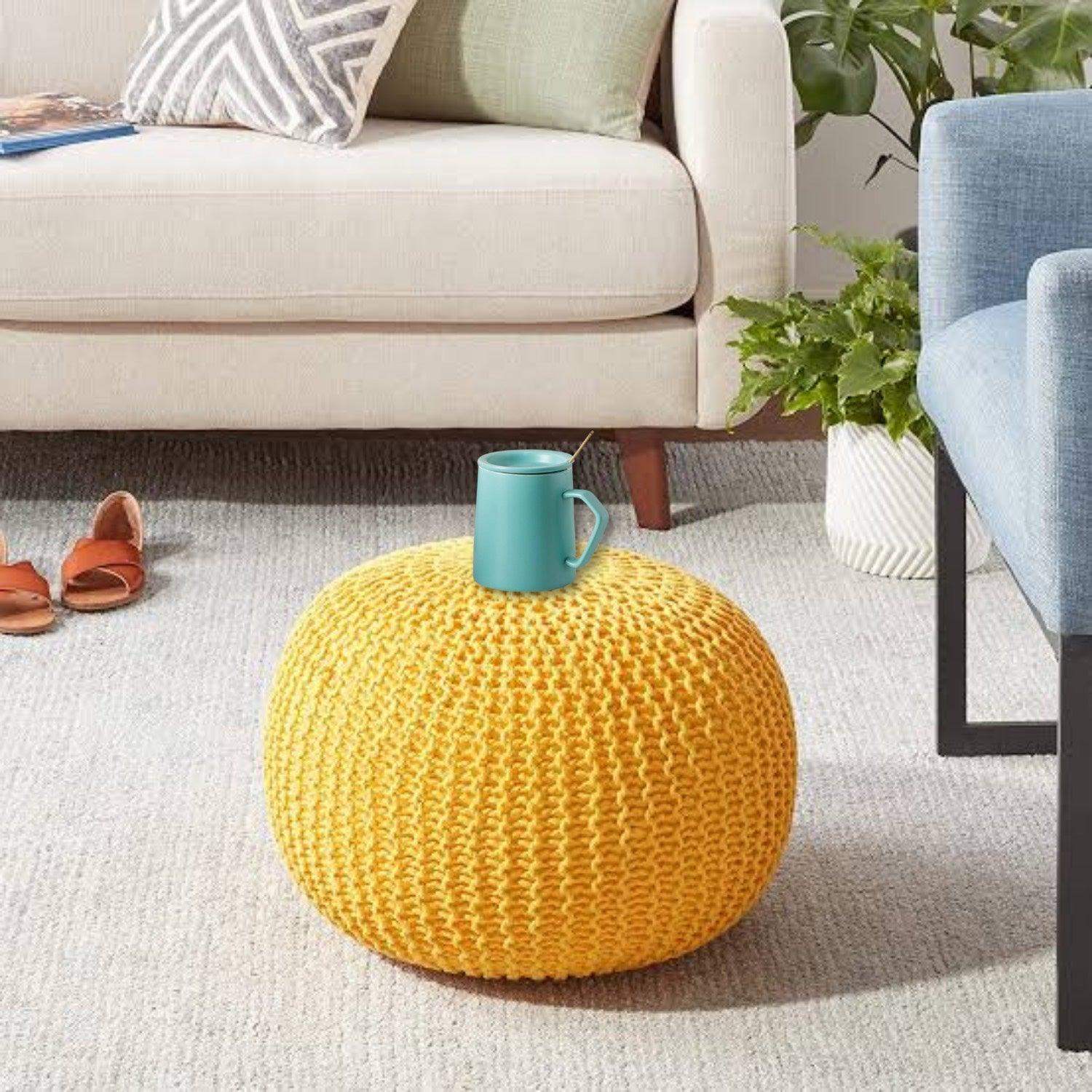 Round Ottoman Pouffe