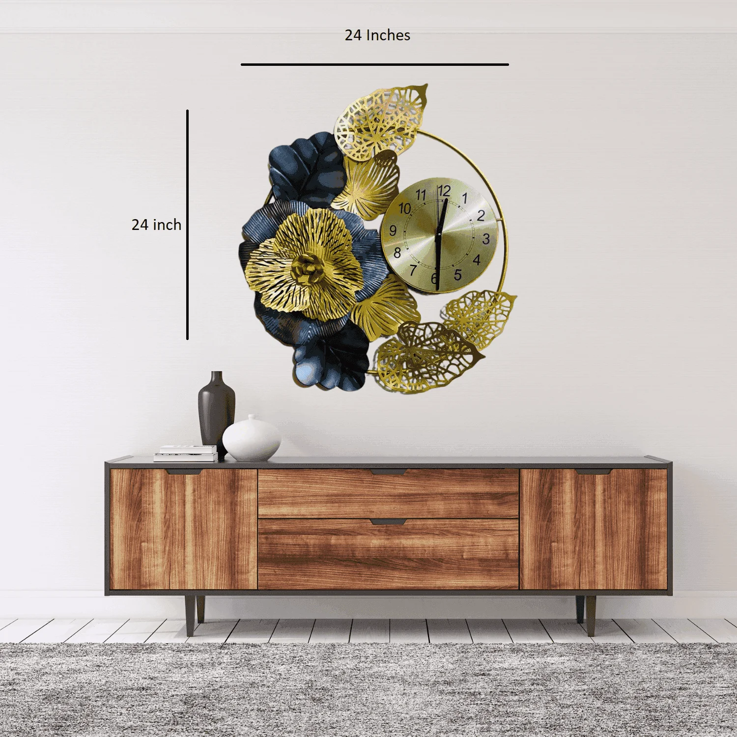 Metal Wall Clock (The Antique)