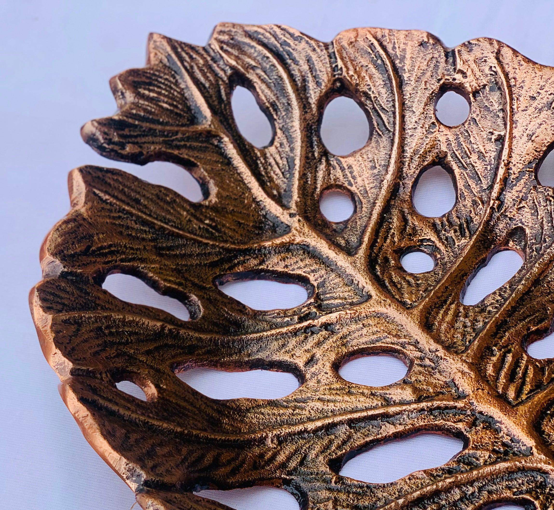 The Fruit Platter in metal ( The Copper Leaf)