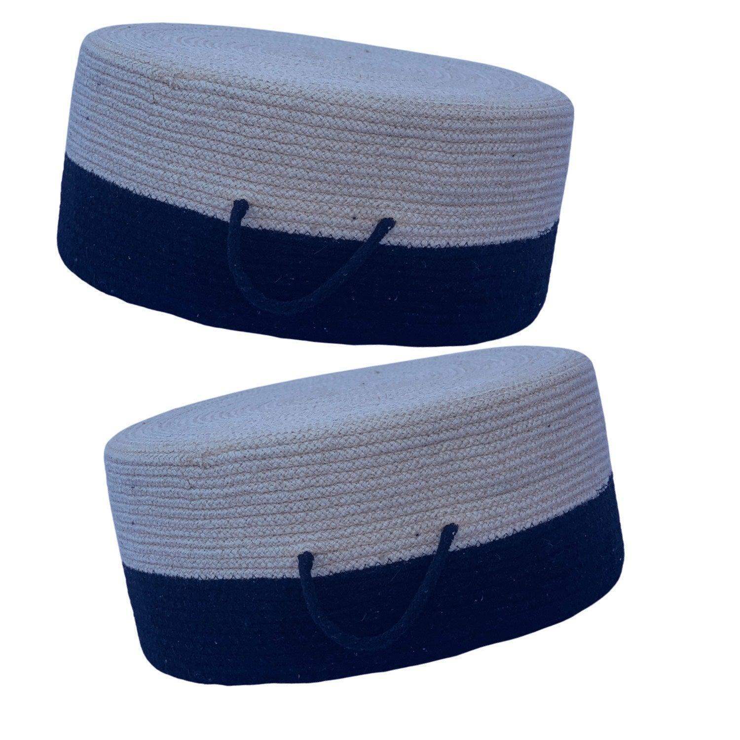 Jute Round Pouffe Stool