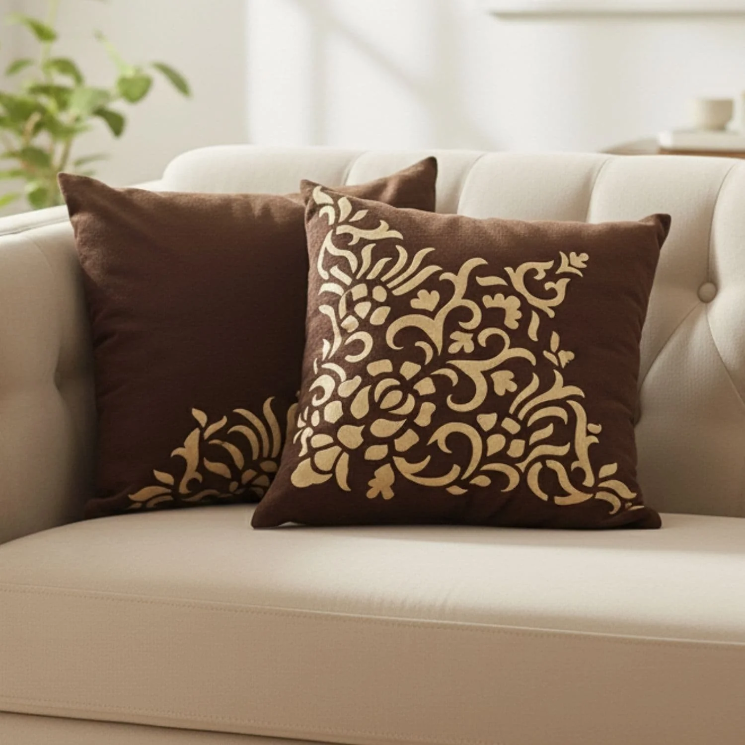 The Brown Town Cushion Covers