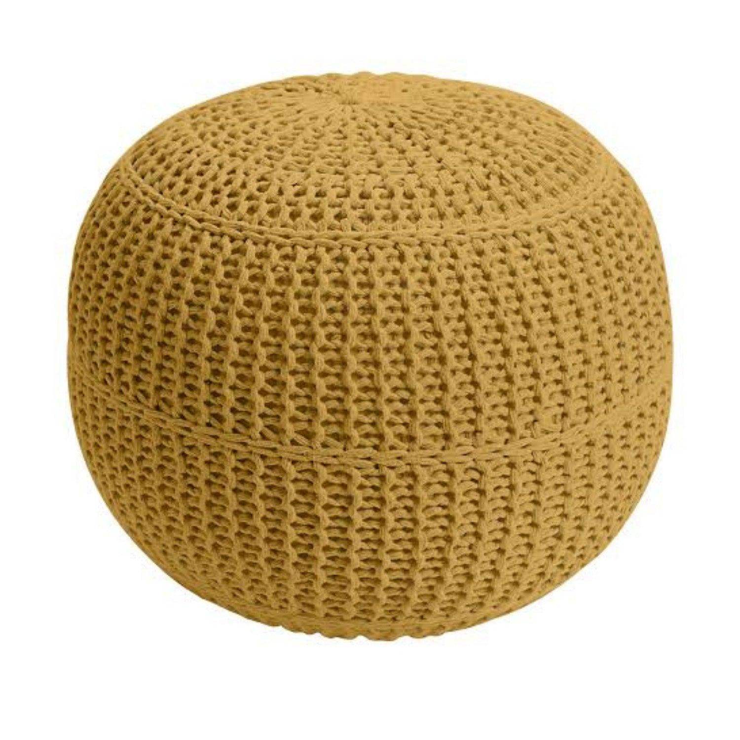 Round Ottoman Pouffe