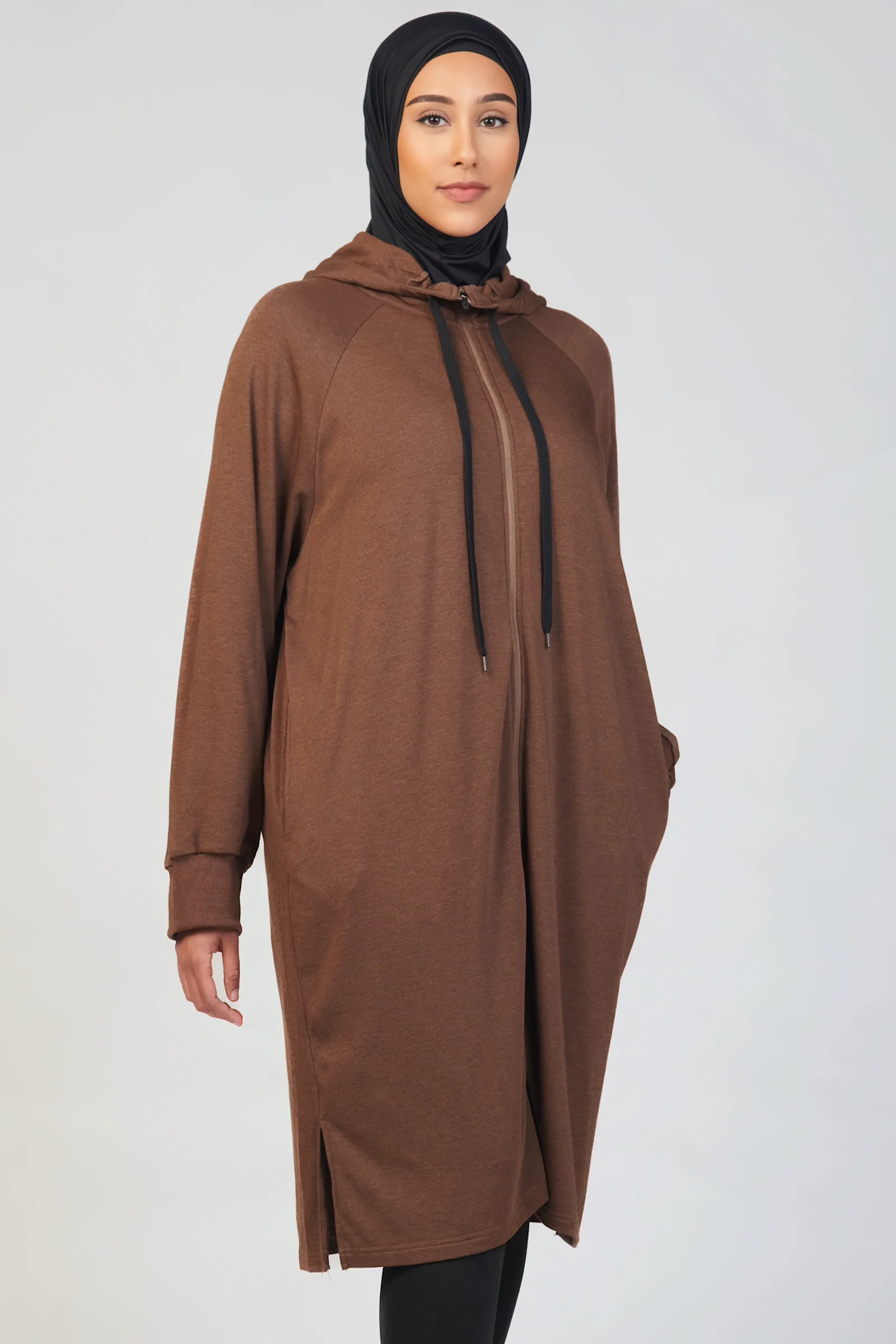 Oversized Espresso Hoodie Dress
