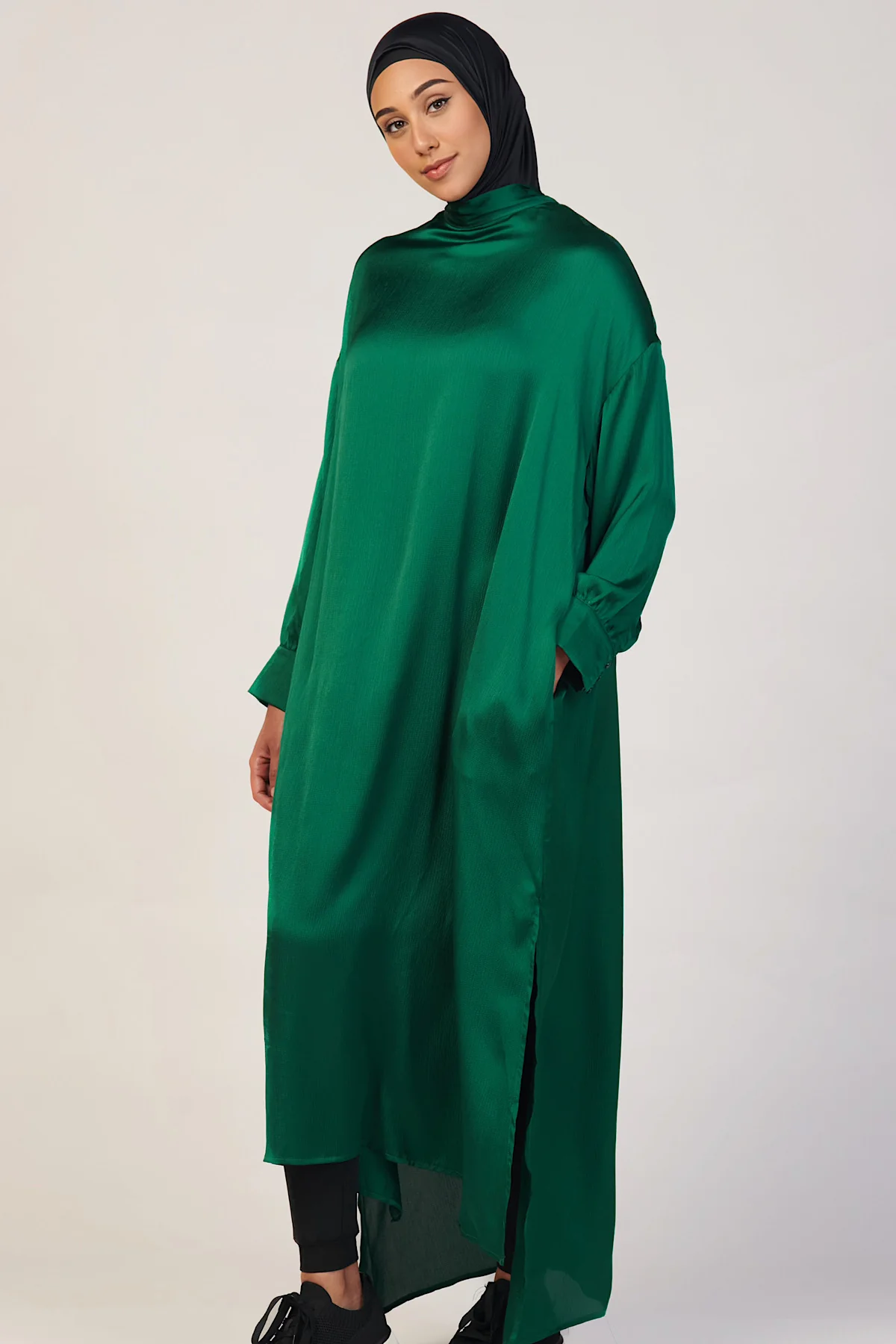 Eden Sash Maxi Dress - Emerald