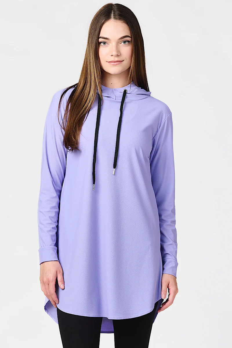 Funnel Neck Active Top - Lavender
