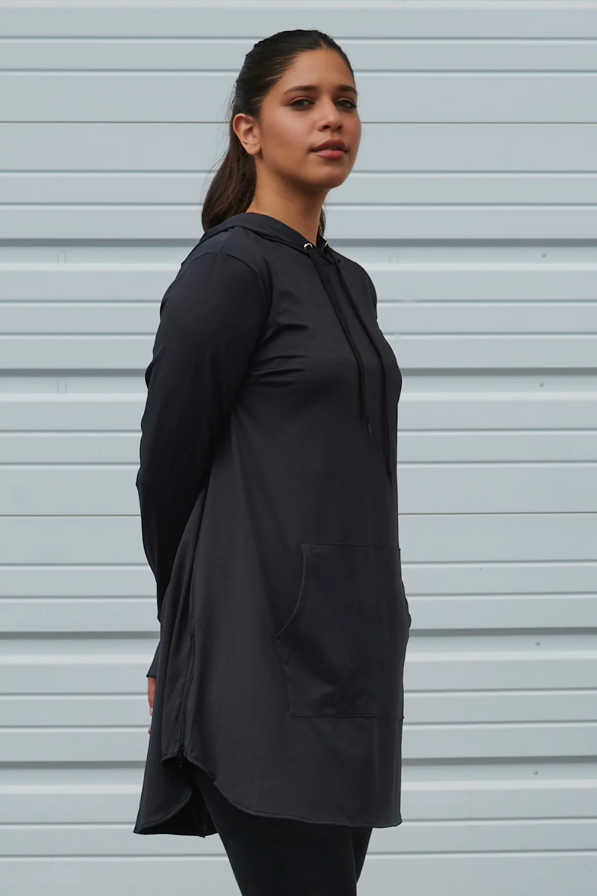 Soft Tech Hoodie Active Top - Jet