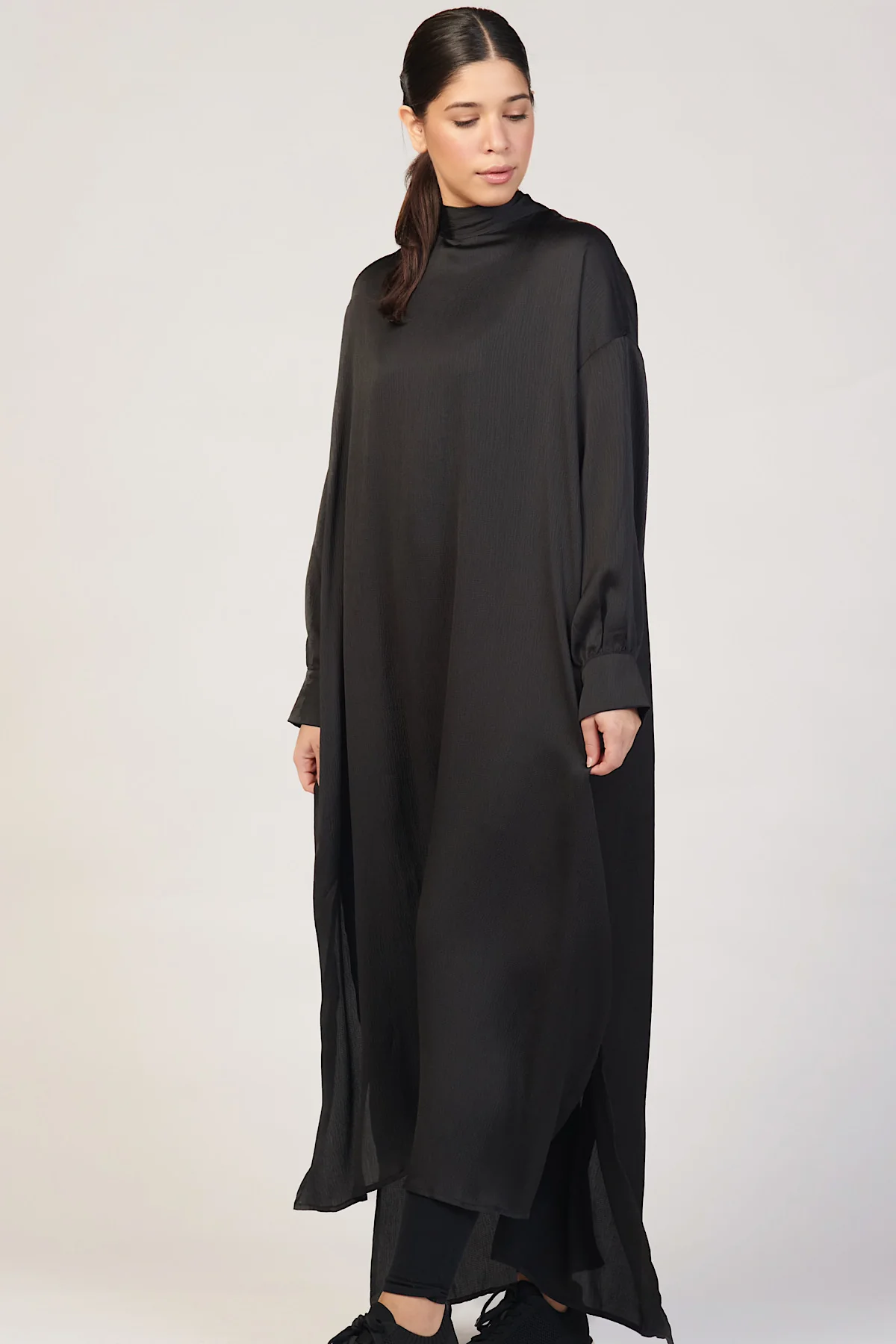 Eden Sash Maxi Dress - Black