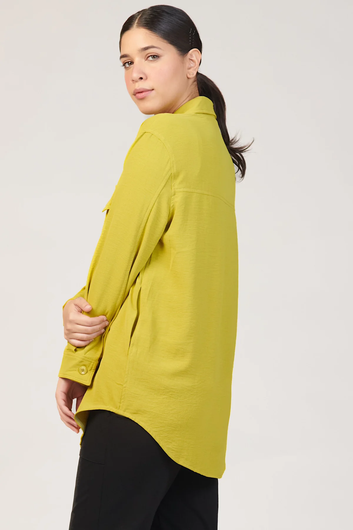 Kelly Utility Shirt - Lime