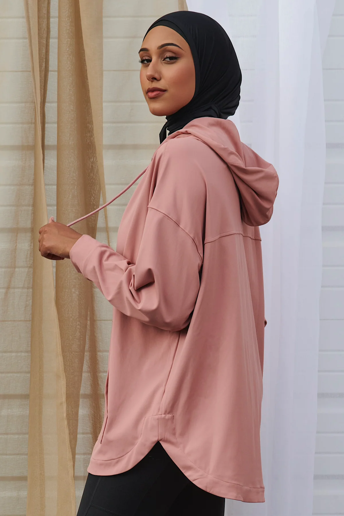 Soft Tech Full-Zip Hoodie - Rose