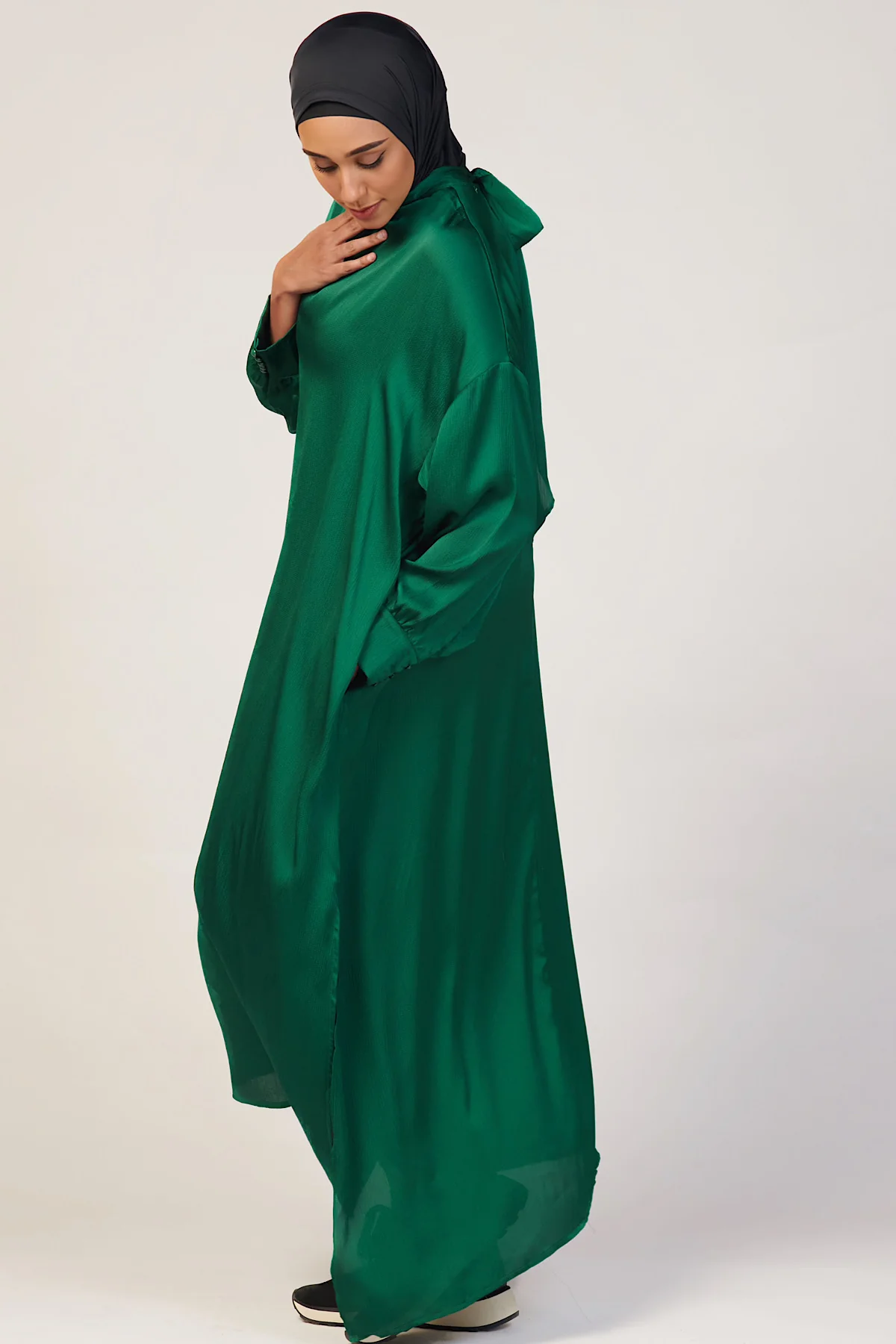 Eden Sash Maxi Dress - Emerald