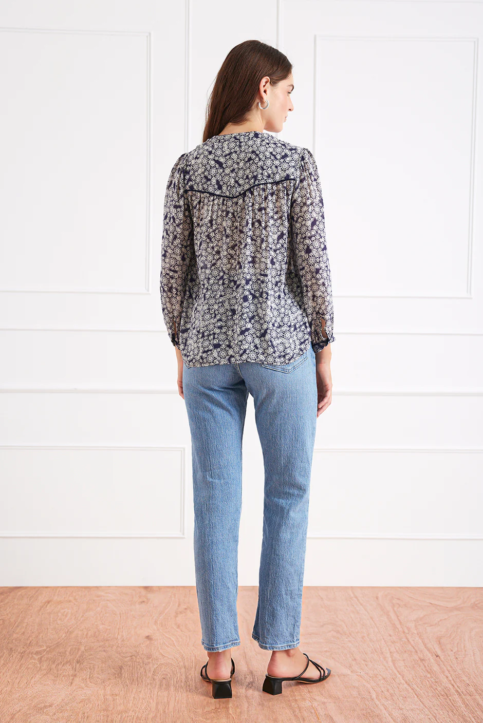 Anna Shirt in Water Lily