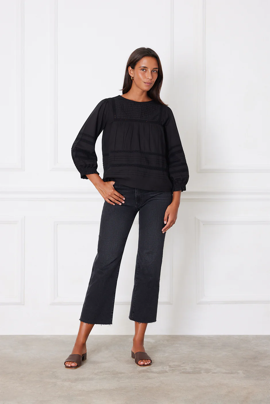 Dawn Blouse in Black
