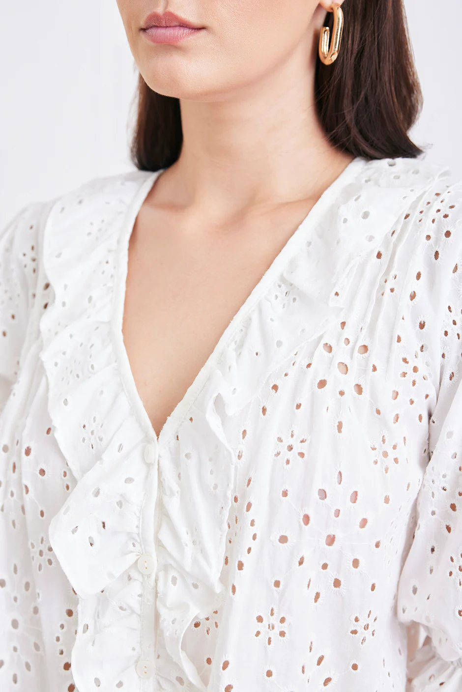 Chloe Shirt in Eyelet