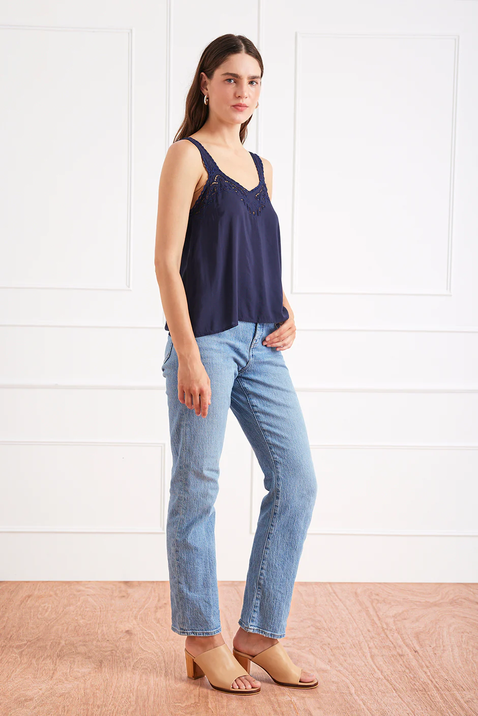 Iris Camisole in Midnight Navy