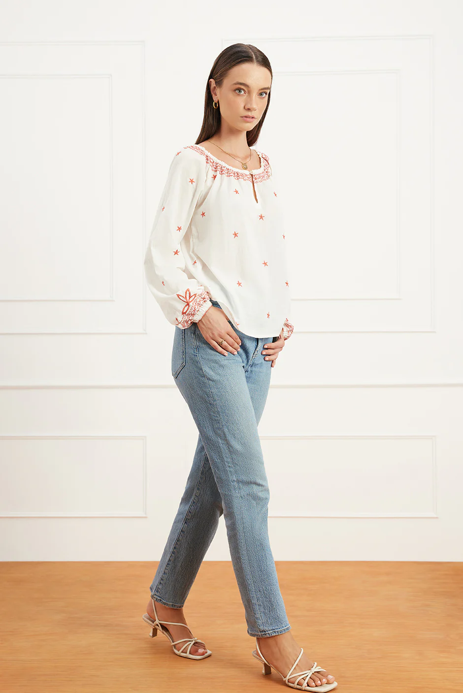 Maise Embroiderd Top