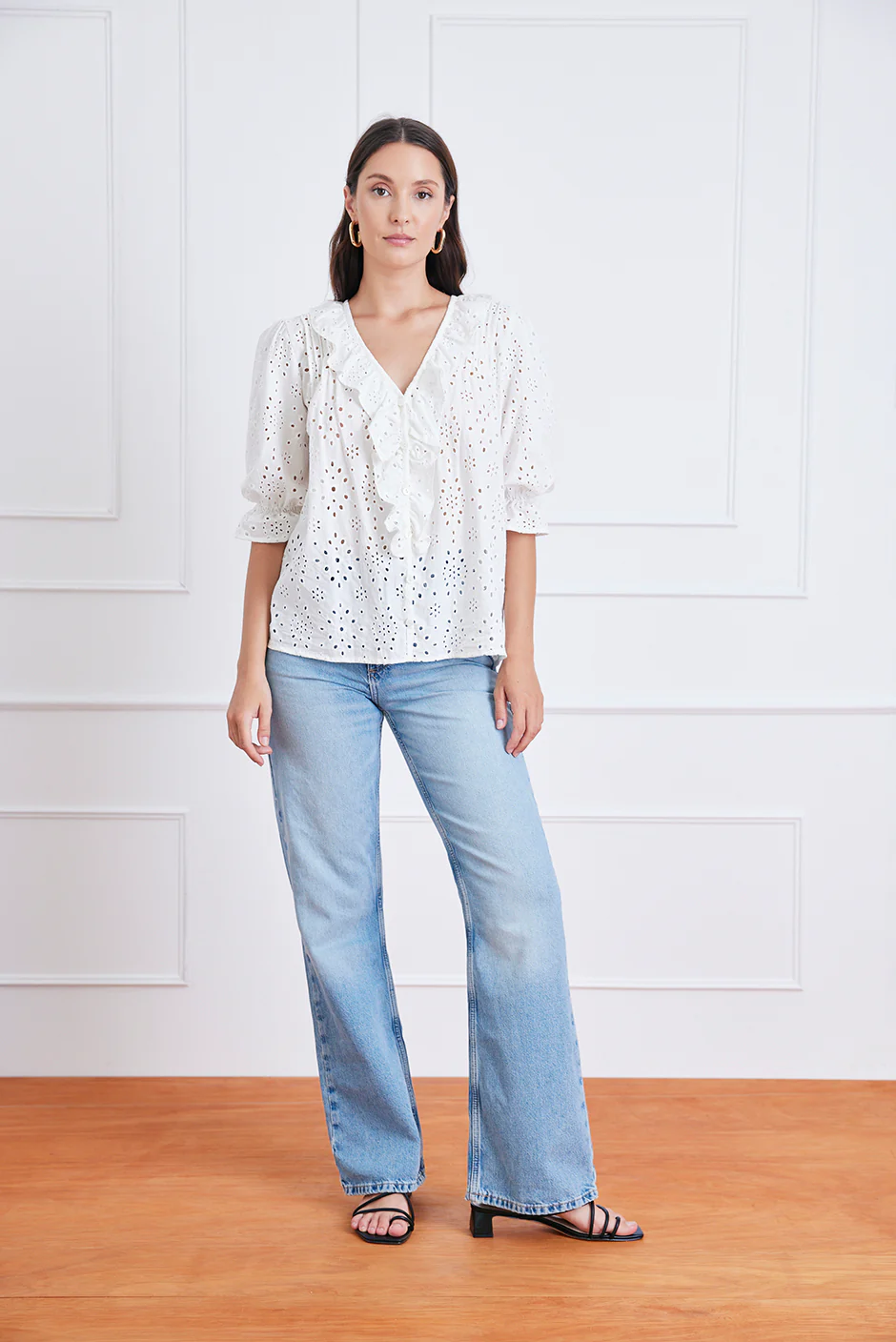 Chloe Shirt in Eyelet
