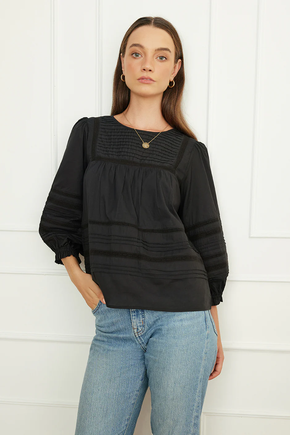 Dawn Blouse in Black