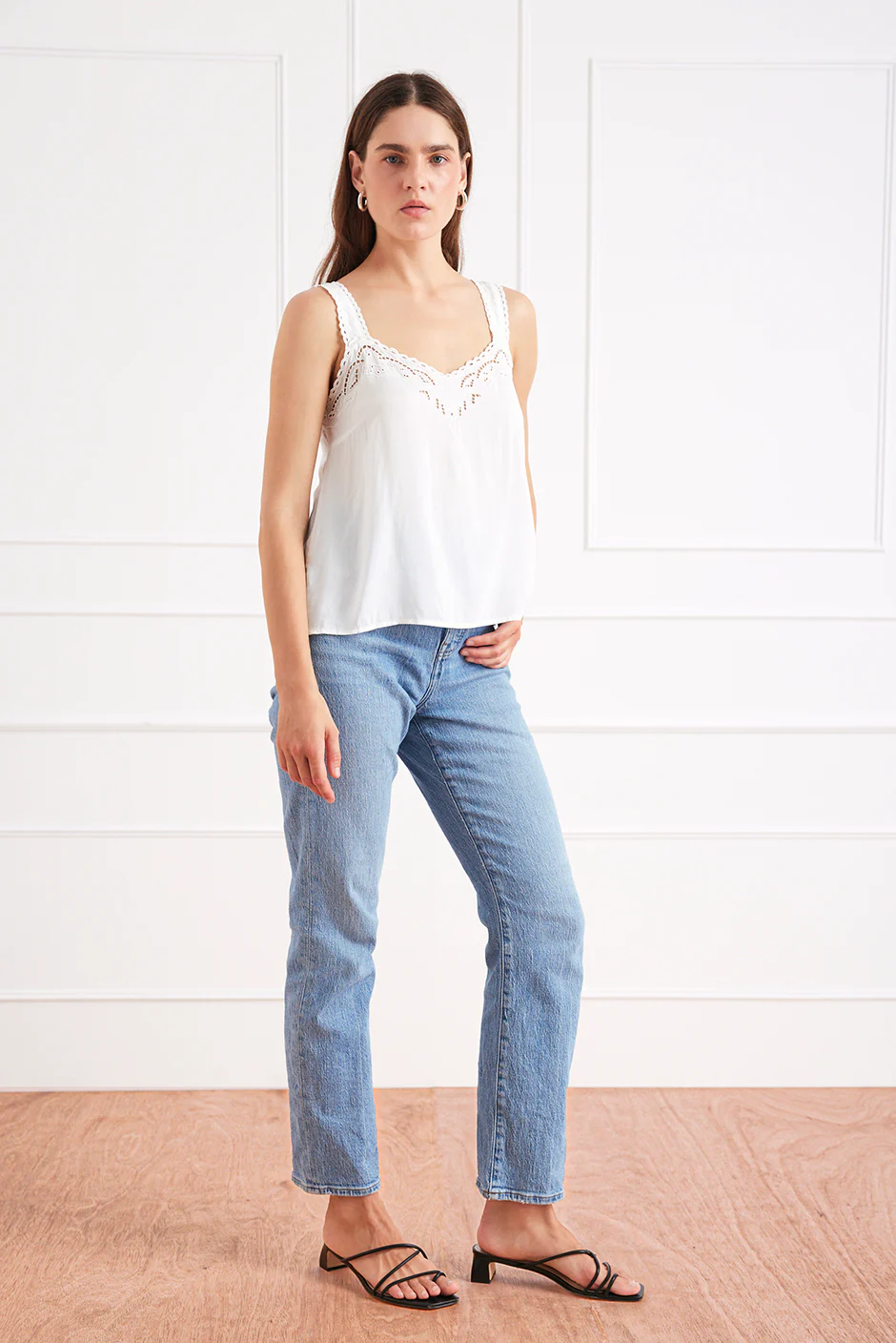 Iris Camisole in Sugar White