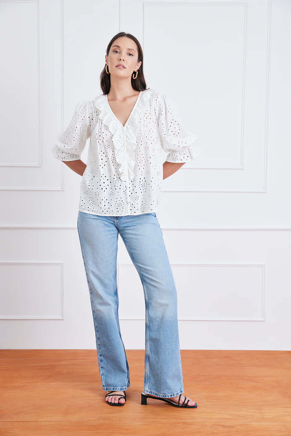 Chloe Shirt in Eyelet