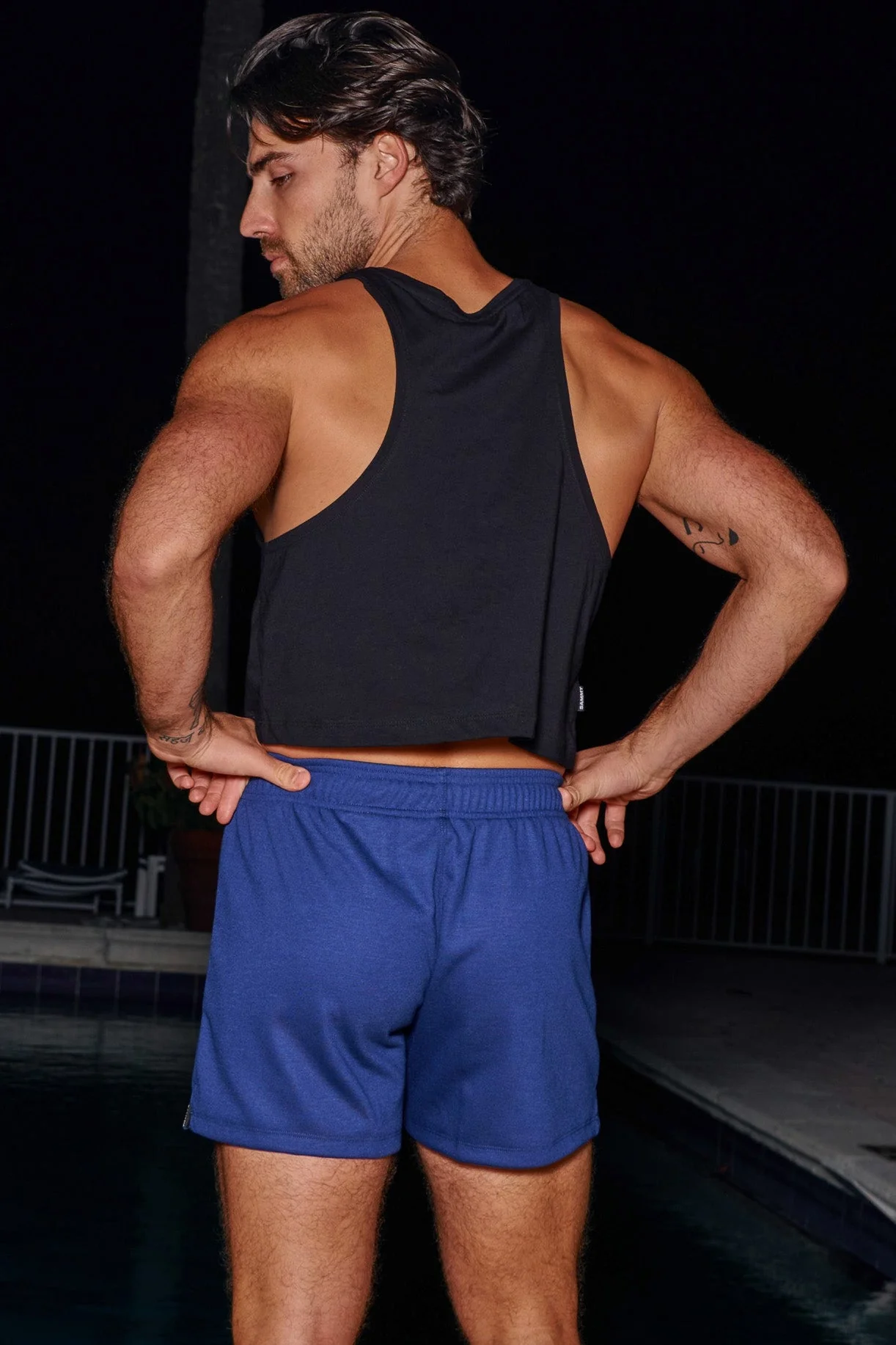 Midriff Racerback Tank