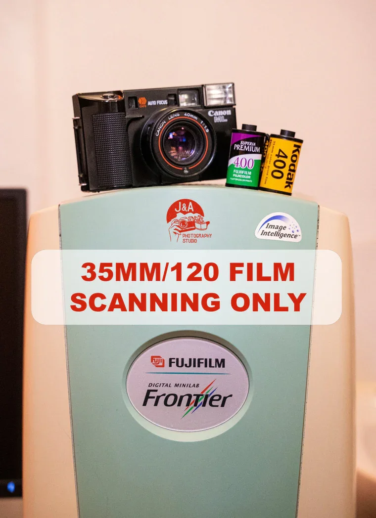 Scanning service for DEVELOPED 35mm & 120 film