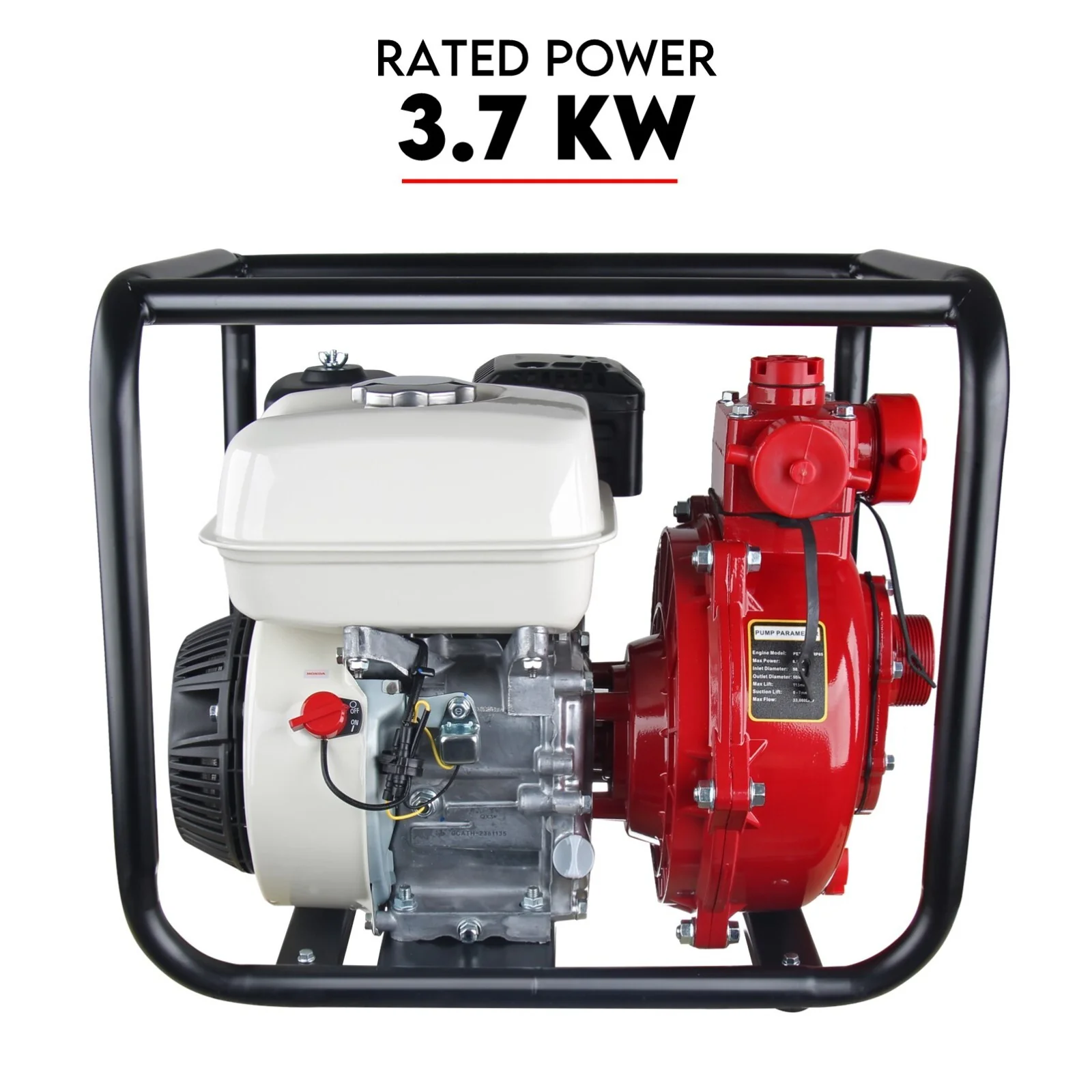 Fire Fighting Petrol Water Pump GP200 TWIN IMPELLER WITH A HONDA ENGINE