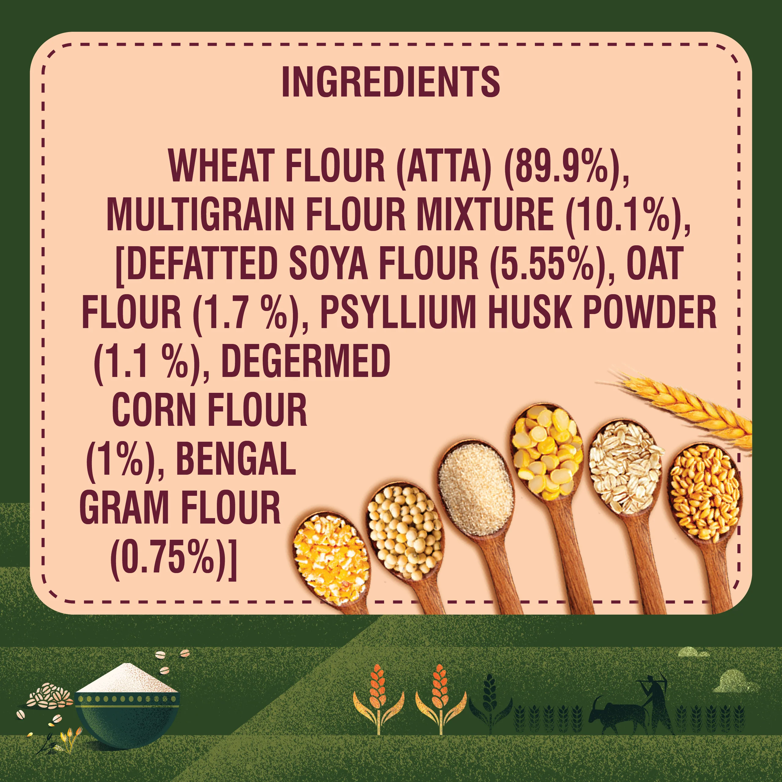 5 Grain Multigrain Atta
