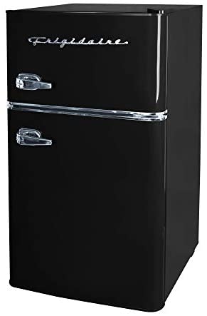 Frigidaire EFR840-RED 3.2 Cu Ft Red 2 Door Retro Bar Fridge with Side Bottle Opener