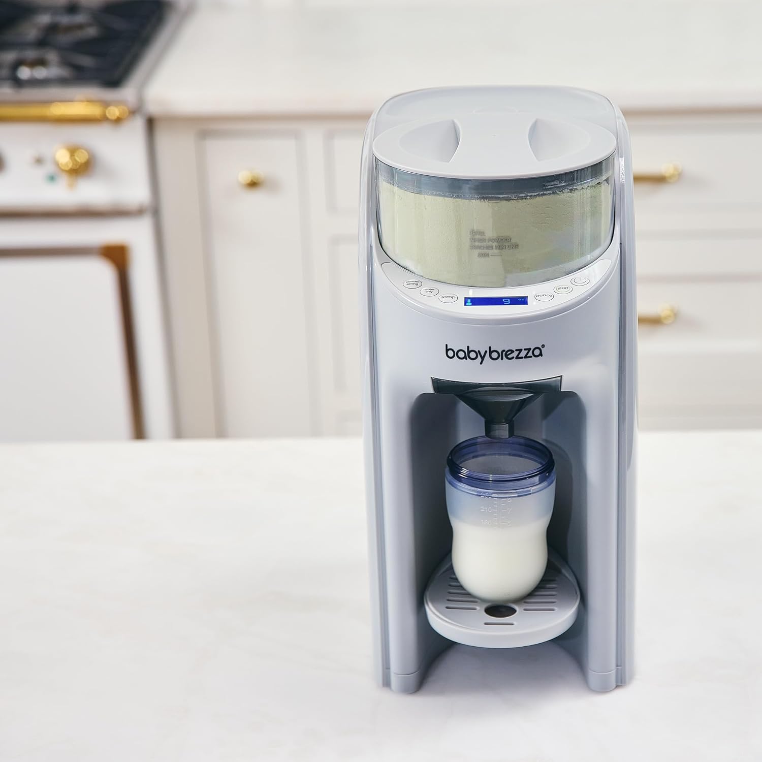Baby Brezza Formula Pro Advanced Dispenser, Automatic Warm Formula Maker, BPA-Free, White