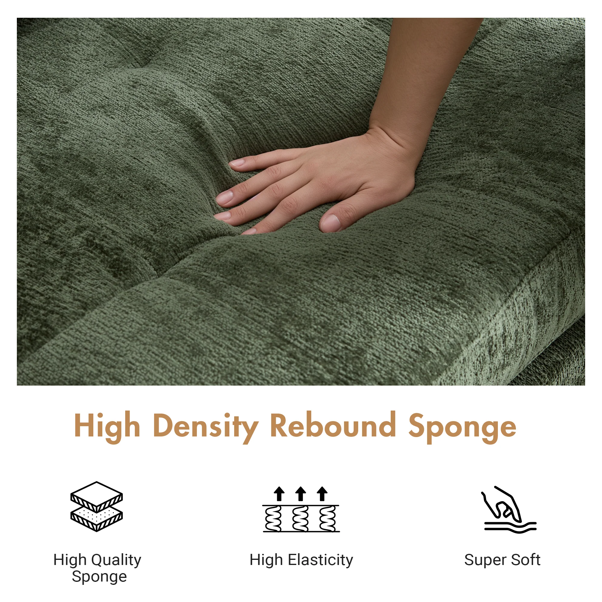 Modern Armless Sofa Chair