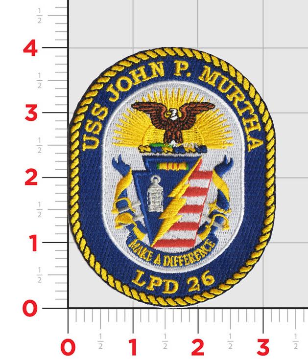 USS John P. Murtha LPD-26 Patch