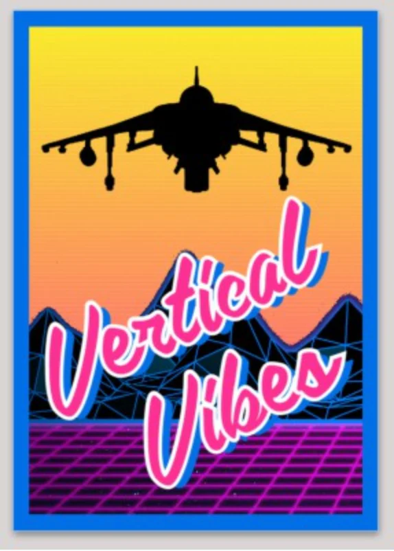 AV-8B FRD Vertical Vibes Sticker