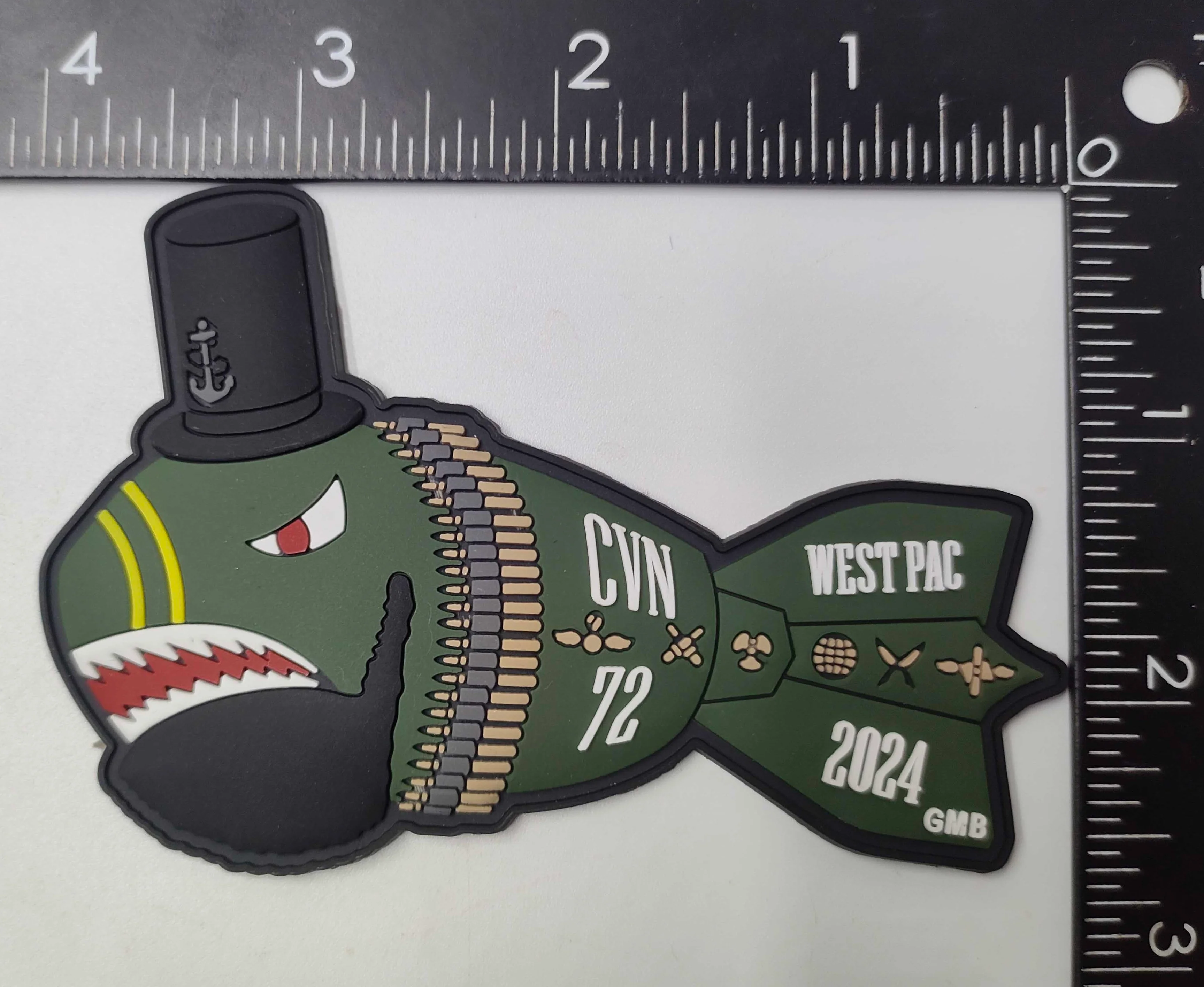 CVN-72 Abraham Lincoln Westpac 2024 PVC patch