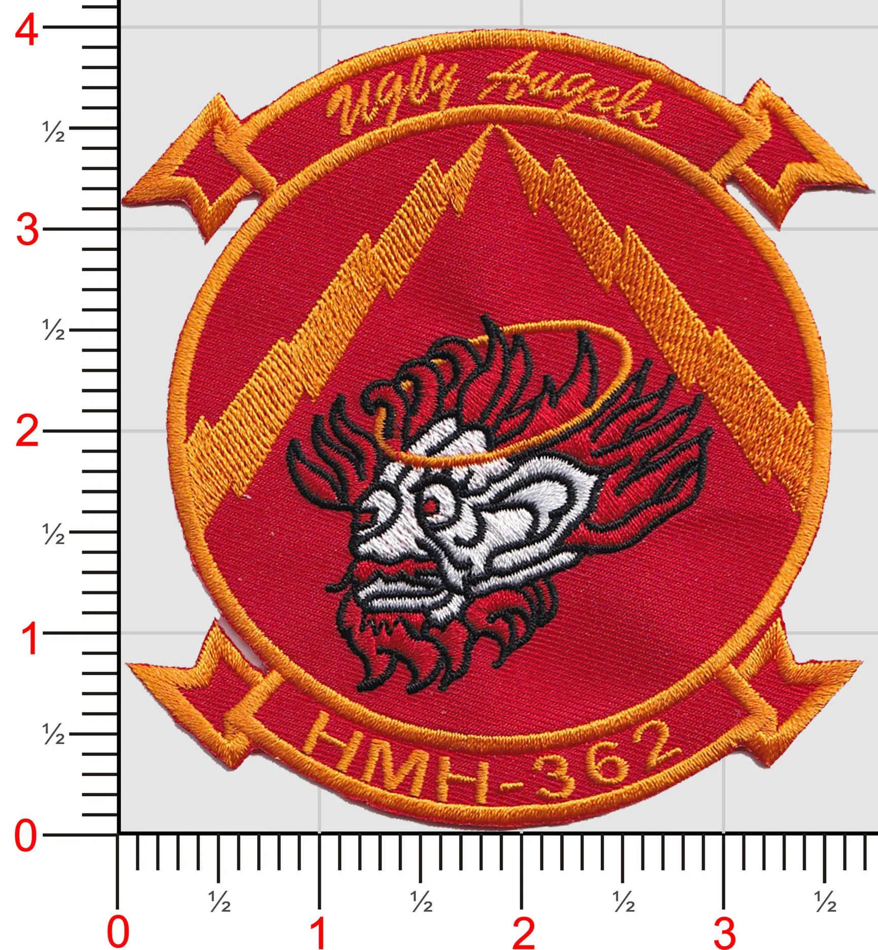 Officially Licensed USMC HMH-362 Ugly Angels Patch