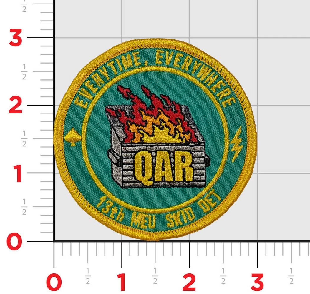 Official HMLA-267 13th MEU Det Qual Patches