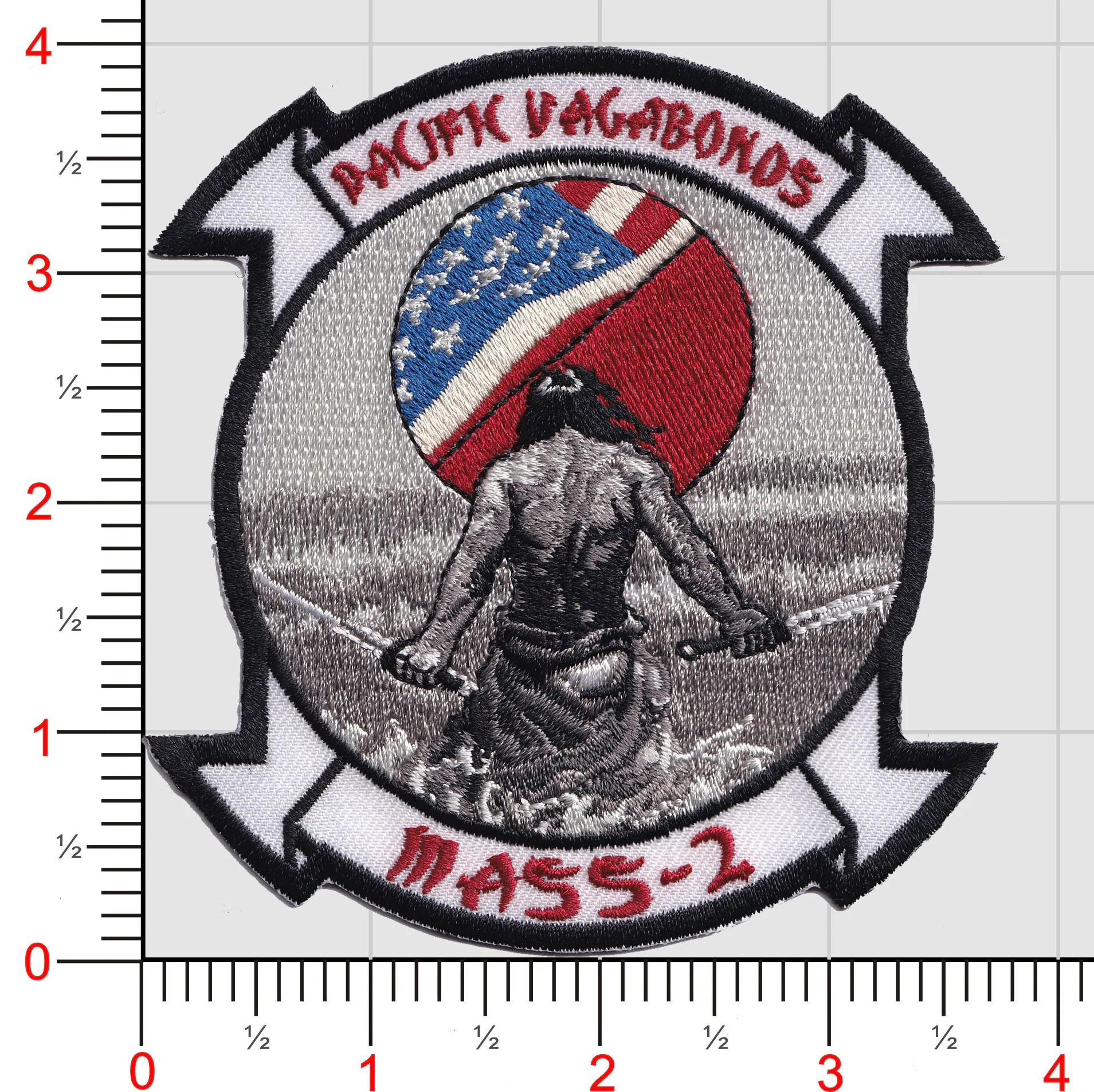 Official MASS-2 Pacific Vagabonds Japan Patch