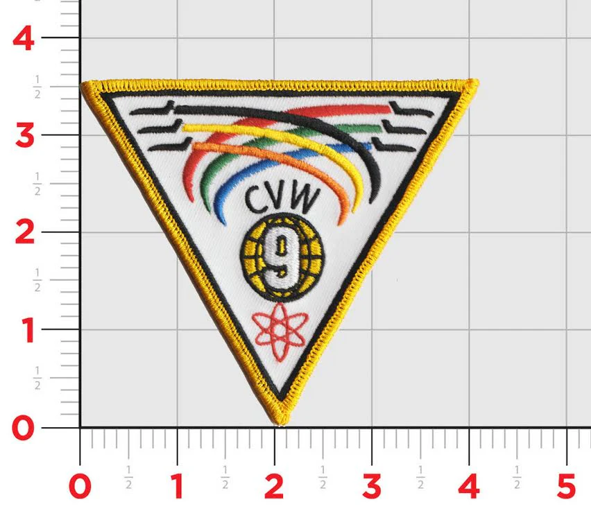 Officially Licensed US Navy Carrier Air Wing CVW-9 Patch