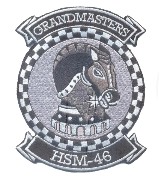 Officially Licensed US Navy HSM-46 Grand Masters Patch