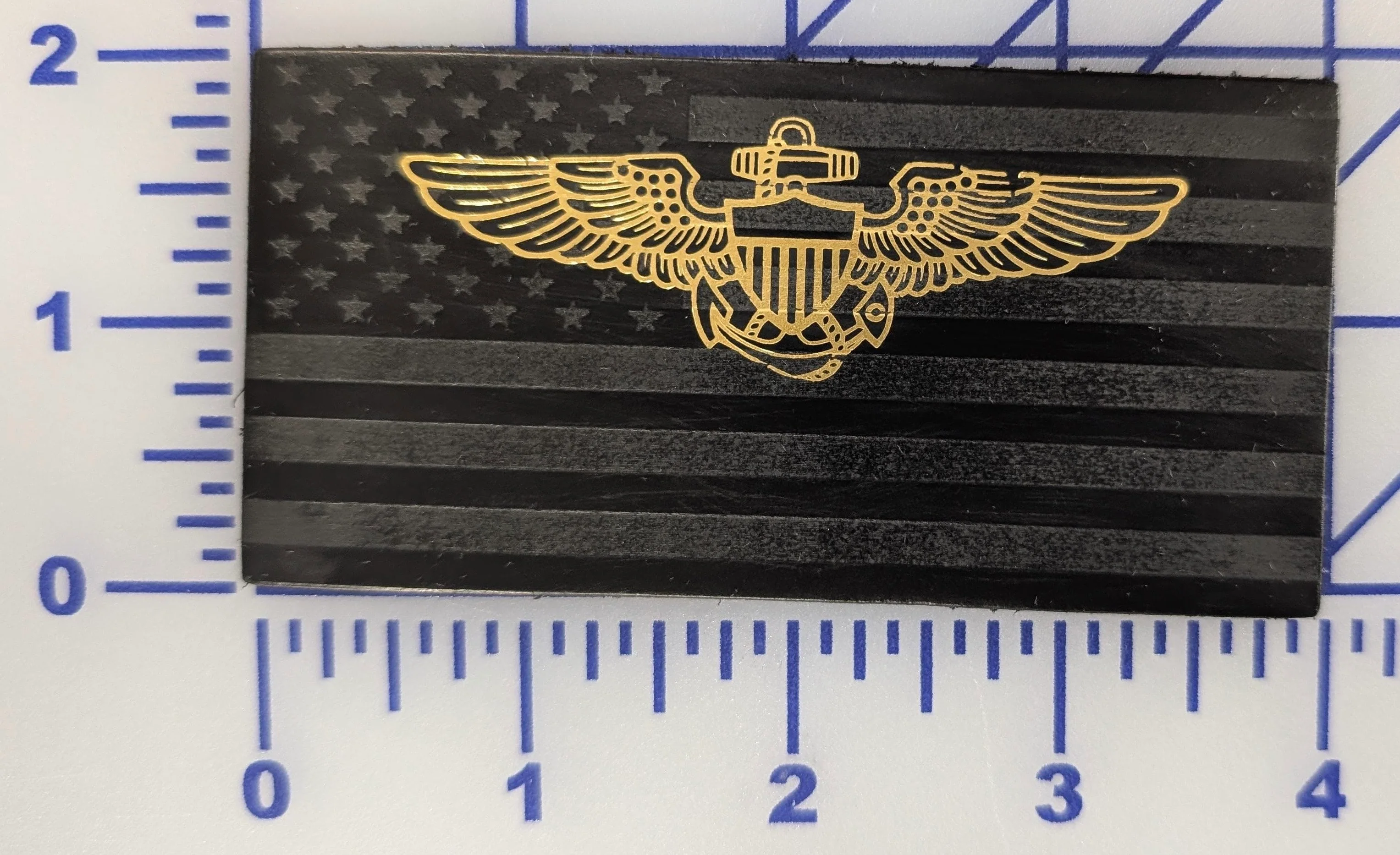 Laser Etched Leather Name Tags