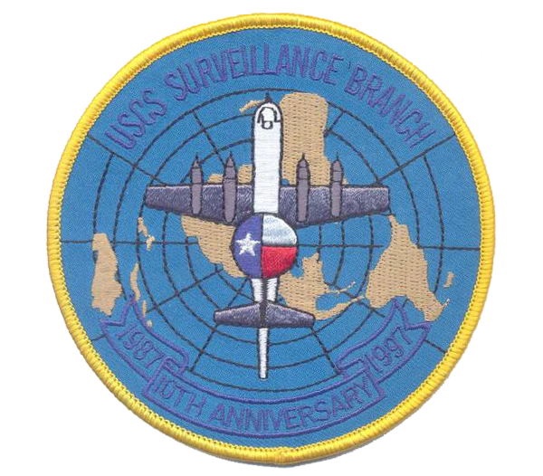 Legacy US Customs Corpus Christi P3 Surveillance Branch 10th Anniversary Patch