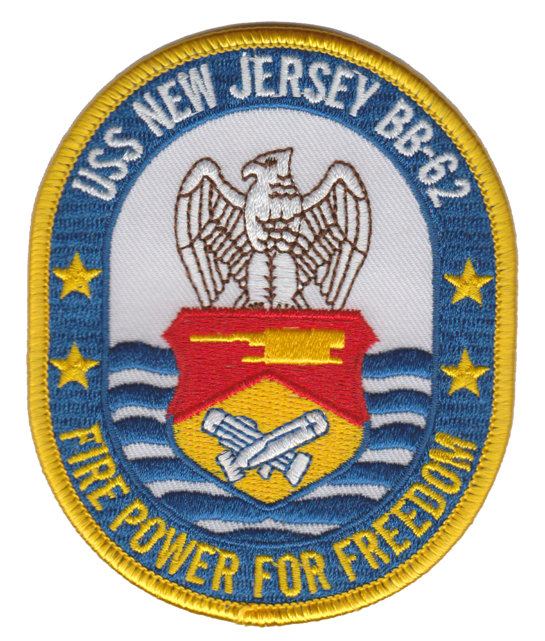 USS New Jersey- BB-62 patch
