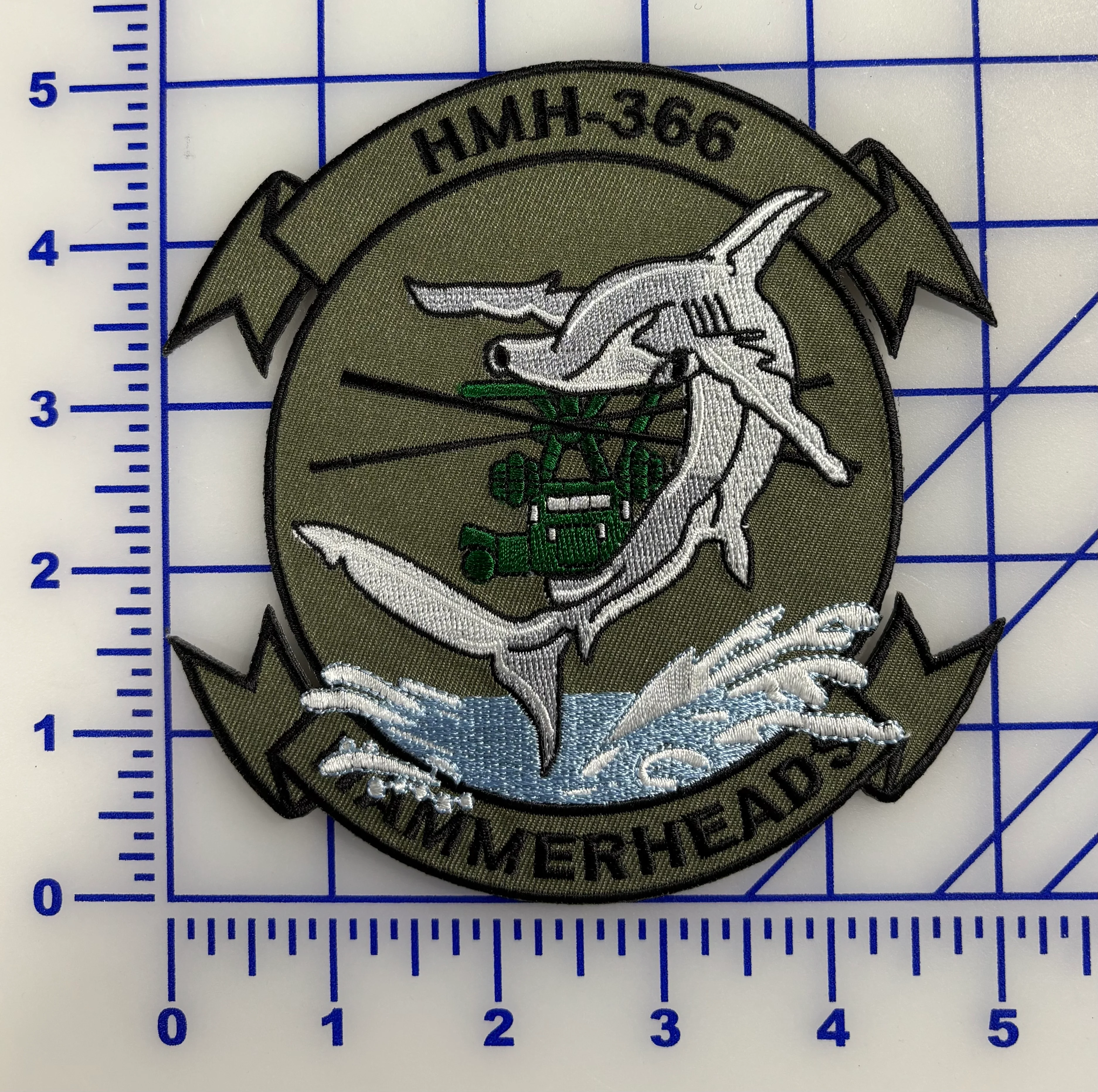 Official HMH-366 Hammerheads Throwback Patch