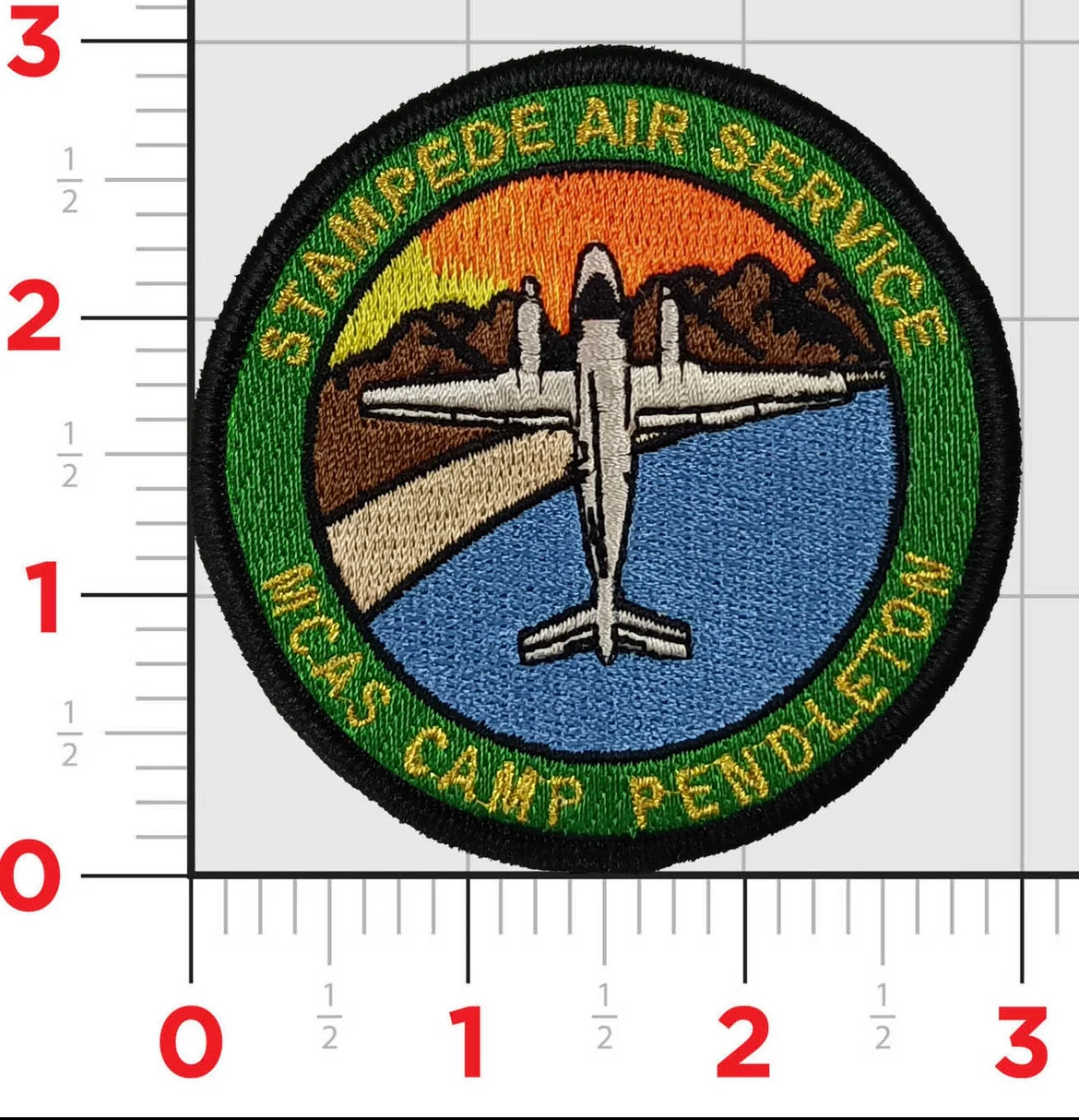 Official MCAS Camp Pendleton H&HS Point Break Shoulder Patch