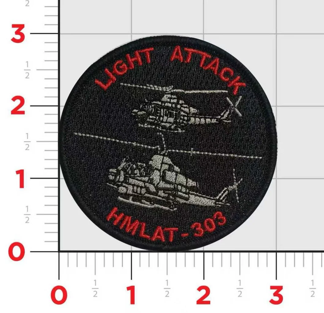 Official HMLAT-303 Light Attack Huey & Cobra Patch